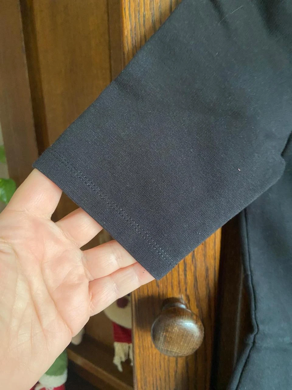 Vestido justo e saia rodada com pregas, tecido forte, preto. Zara. Tamanho P – photo 4